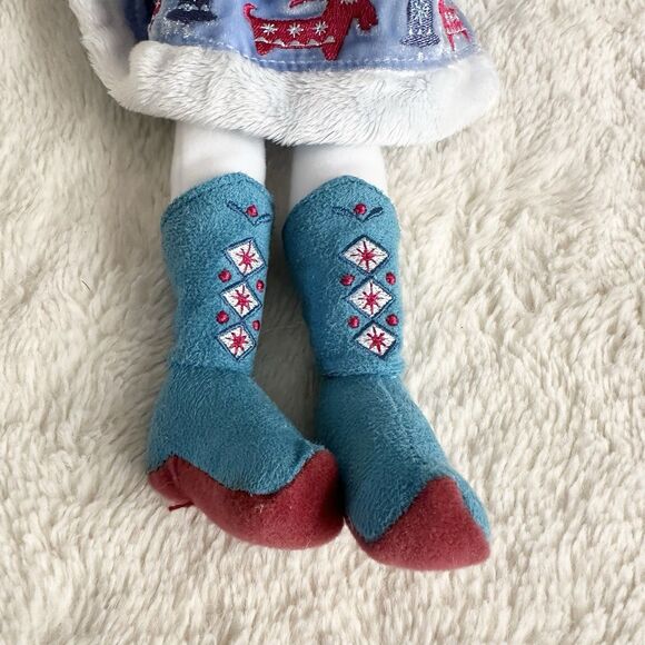 Disney Olafs Frozen Adventure Anna 18” Plush Doll Toy Blue Dress - Picture 4 of 8